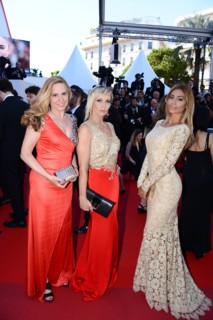 Karin Gelain, Stephanie Slama and Anaïs Kepekian, 2017 Cannes Film Festival