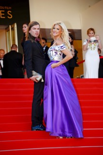 Christophe Guillarmé et Victoria Silvstedt, Festival de Cannes 2017