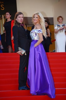 Christophe Guillarmé et Victoria Silvstedt, Festival de Cannes 2017