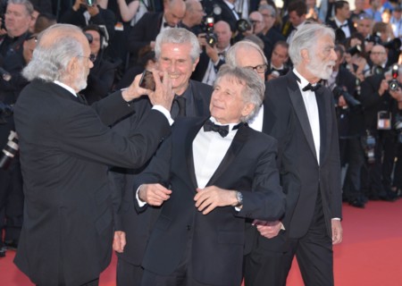 Arriving on the red carpet for the 70th Cannes Film Festival celebrations