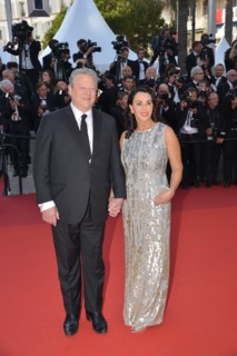 Al Gore with his wife Elizabeth Keadle, 2017 Cannes Film Festival