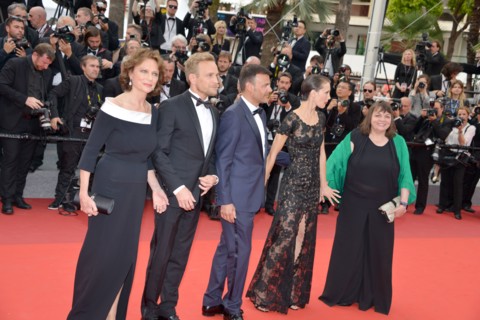 Crew of the film 'L'Amant double', 2017 Cannes Film Festival