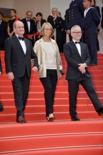 Pierre Lescure, Françoise Nyssen et Thierry Frémaux, Festival de Cannes 2017