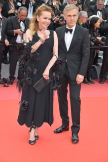 Christoph Waltz and Caroline Scheufele, 2018 Cannes Film Festival