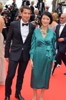 David Lisnard and Fleur Pellerin, 2018 Cannes Film Festival