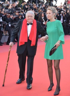 Claude Lanzmann et Iris Van Der Waard, Festival de Cannes 2018
