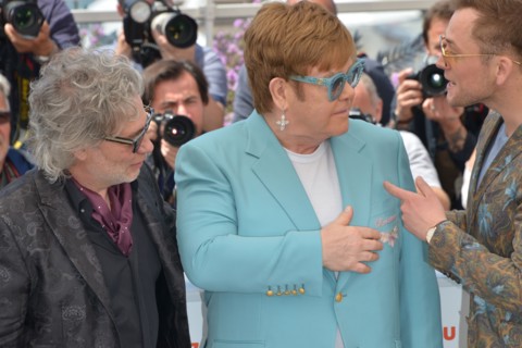 Dexter Fletcher, Elton John, Taron Egerton