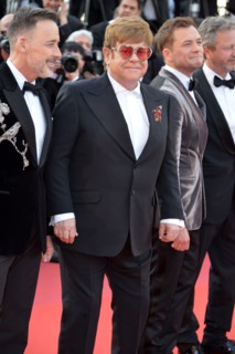 David Furnish, Elton John, Taron Egerton
