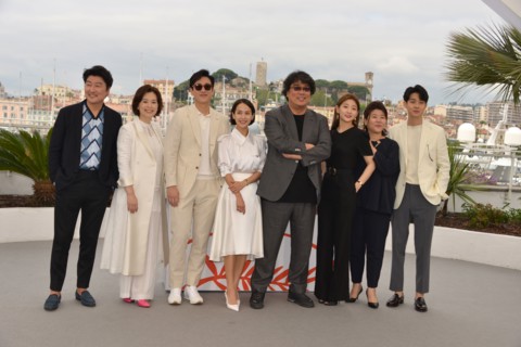 Crew of the film 'Parasite'