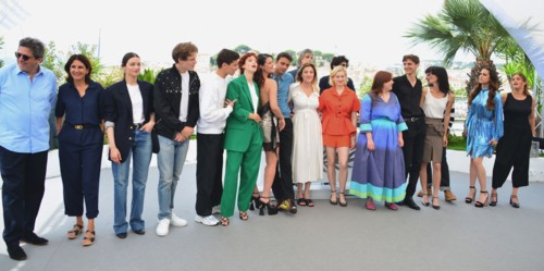 Photocall du film "Les amandiers", Festival de Cannes 2022
