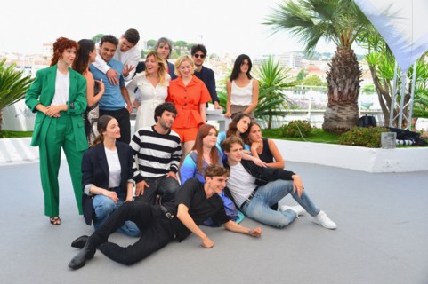 Photocall du film "Les amandiers", Festival de Cannes 2022