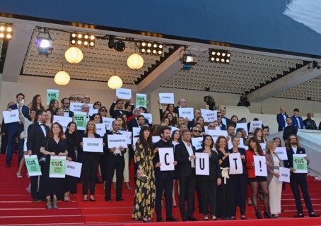 Activistes du collectif "CUT!"