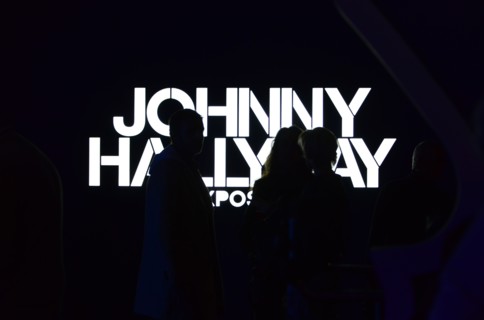 Vernissage de "Johnny Hallyday L'Exposition"