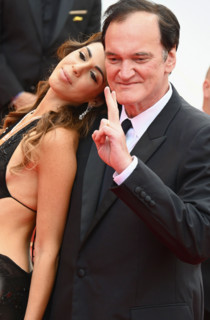 Quentin Tarantino et sa femme Daniella Pick