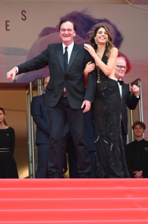 Quentin Tarantino et sa femme Daniella Pick