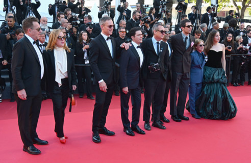 Montée des marches du film "Mastermind"