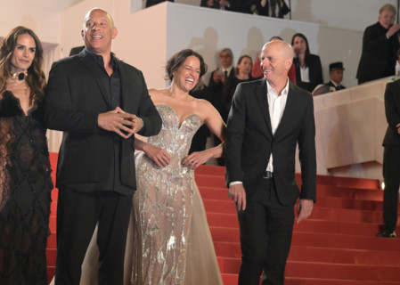 The cast and crew of the film "The Fast and the Furious"