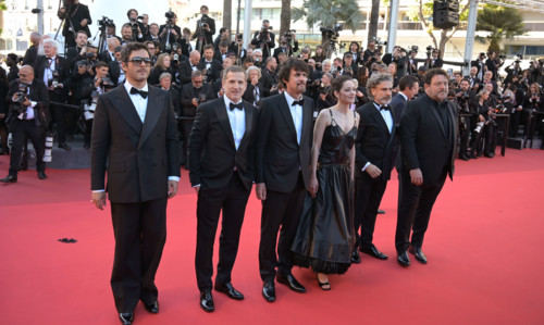 Cast of the film  "Karma"