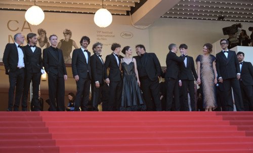 Cast of the film  "Karma"