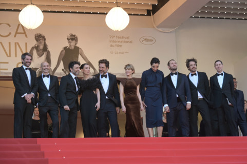 L'équipe du film "L'Être aimé"