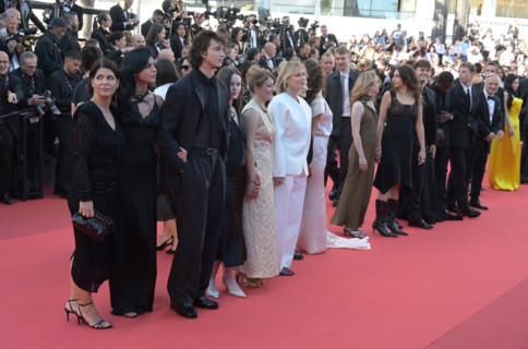 L'équipe du film "Mémoire de fille"