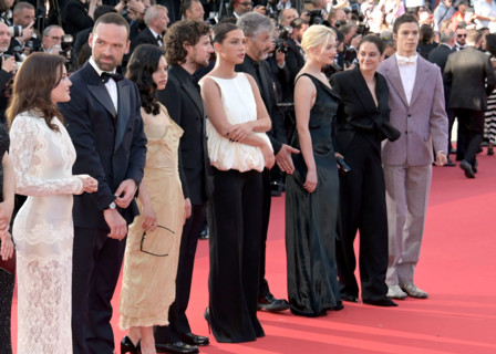 L'équipe du film "Mariage au Goût d'Orange"