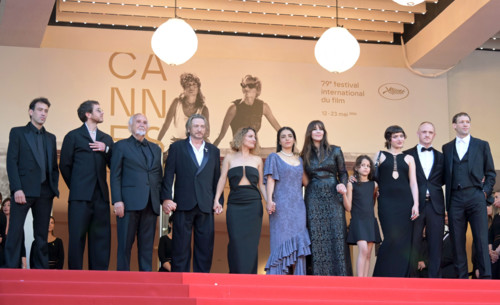 L'équipe du film "Histoires de la nuit"