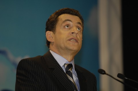 MAISONS-ALFORT LE 03/02/2007_ NICOLAS SARKOZY_PREMIER MEETING DE CAMPAGNE ELECTION PRÉSIDENTIELLE