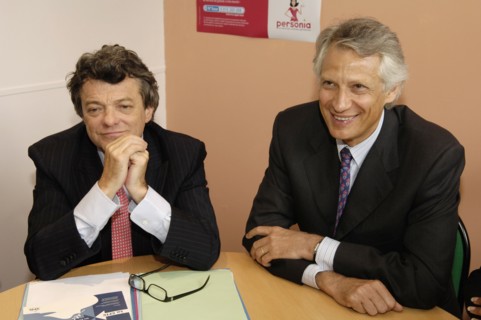 VISITE DE JEAN LOUIS BORLOO ET DOMINIQUE DE VILLEPIN MAISONS-ALFORT LE MERCREDI 31 MAI 2006
