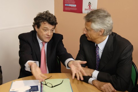 VISITE DE JEAN LOUIS BORLOO ET DOMINIQUE DE VILLEPIN MAISONS-ALFORT LE MERCREDI 31 MAI 2006