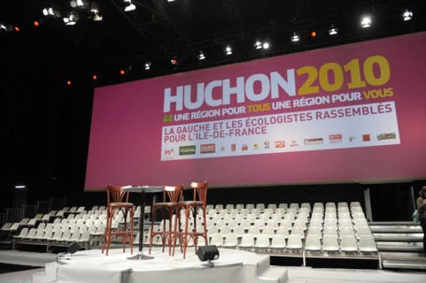 Elections Régionales 2010, meeting de la coallition PS, Europe Ecologie, Front de Gauche