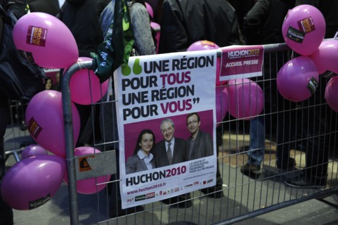 Elections Régionales 2010, QG de Jean-Paul Huchon