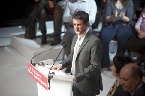 Meeting de l'entre-deux tours primaires citoyennes de François Hollande