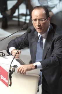 Meeting de l'entre-deux tours primaires citoyennes de François Hollande