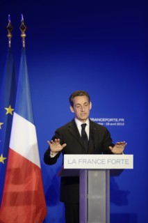 Réunion publique de Nicolas Sarkozy à Saint-Maurice (Val-de-Marne)
