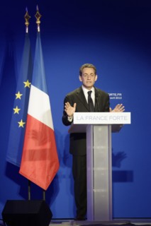 Réunion publique de Nicolas Sarkozy à Saint-Maurice (Val-de-Marne)