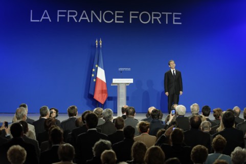 Réunion publique de Nicolas Sarkozy à Saint-Maurice (Val-de-Marne)