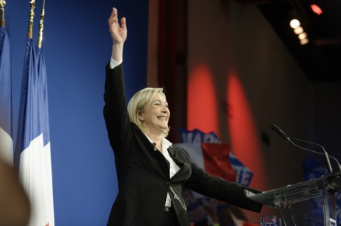 Premier tour de l'élection présidentielle 2012, QG de Marine Le Pen