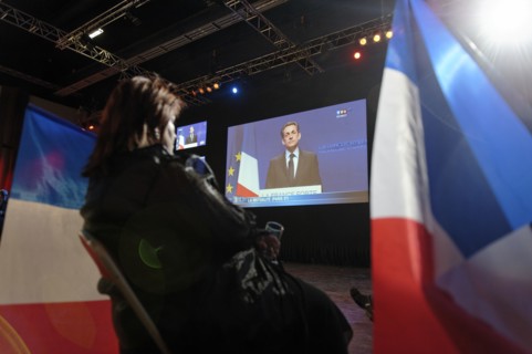 Premier tour de l'élection présidentielle 2012, QG de Marine Le Pen