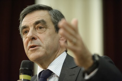 François Fillon candidat à  la présidence de l'UMP