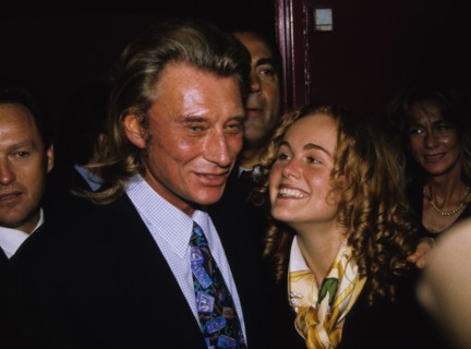Johnny Hallyday et sa femme Laeticia