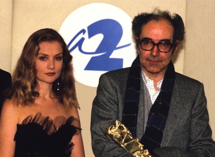 Isabelle Huppert et Jean-Luc Godard