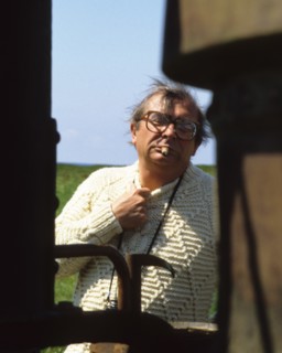 Claude Chabrol et son épouse Aurore