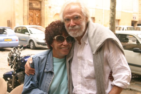 Georges Moustaki et Nancy Holloway
