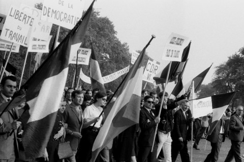 Manifestation gaulliste du 30 mai 1968