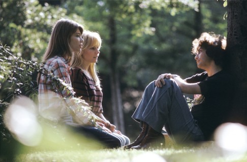 Françoise Hardy avec France Gall et Michel Berger, 1969