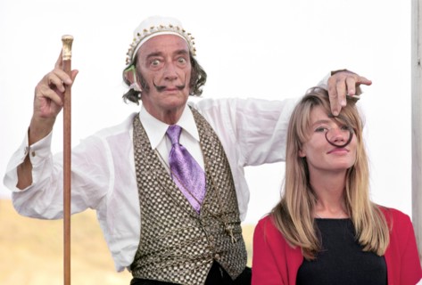 Françoise Hardy et Salvador Dali, 1968