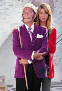 Françoise Hardy et Salvador Dali, 1968