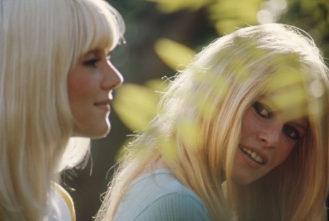 Sylvie Vartan et Brigitte Bardot, Rome