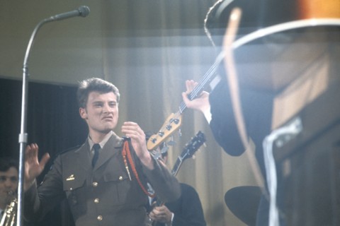 Johnny Hallyday en militaire